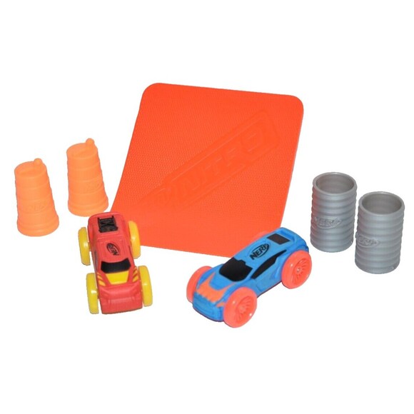 Nerf Nitro Motor Rally Foam Cars Lot  Ramp Accessories Lot Replacements - Picture 1 of 6
